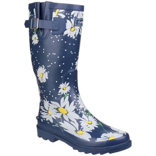 Cotswold Burghley Patterned Wellingtons Daisy